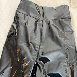House of CB high waisted patent leather pants